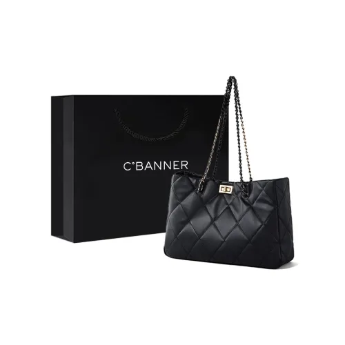C°BANNER Коровья кожа Тоут Сумка Сумка для покупок Сумка на плечо Женская Черная