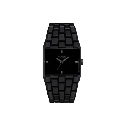 NIXON Наручные часы Кварцевый механизм Металл Нержавеющая сталь Ремешок 34 мм Черный циферблат Женские часы