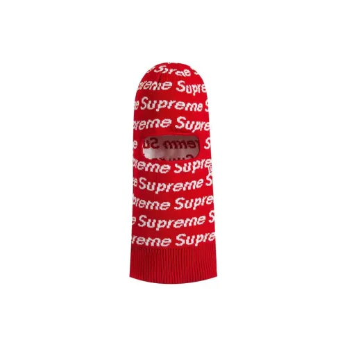 Supreme x New Era Акриловые шапки-бини Мужской Красный