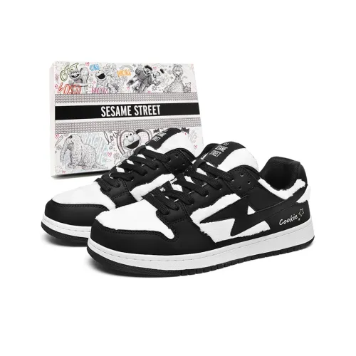 SESAME STREET Термостойкий против скольжения амортизация устойчивый к истиранию легкий низкий топ скейтборд кроссовки унисекс