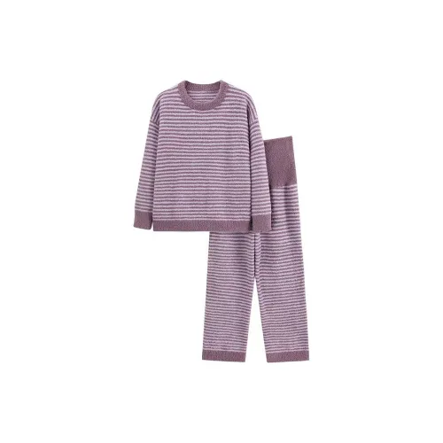 WANANNI Пижамный комплект женский темно-фиолетовый