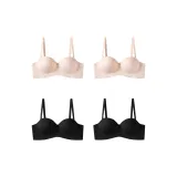 Розовая кожаная 2 + Черный 2/4 шт