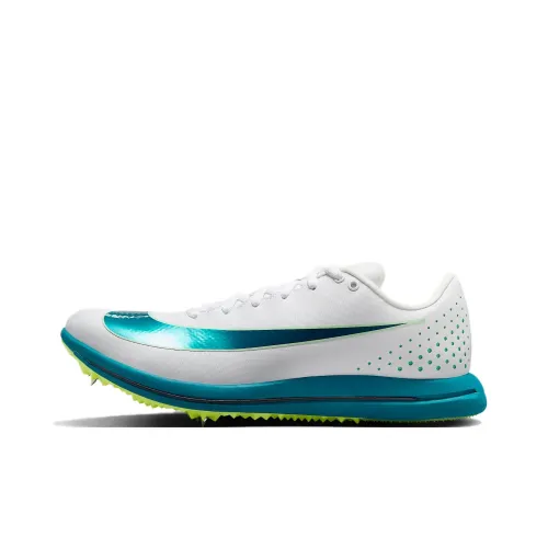 nike Triple Jump Elite 3 Противоскользящие и Устойчивые к Износу Функциональные Белые Кроссовки для Легкой Атлетики Унисекс Низкий Топ