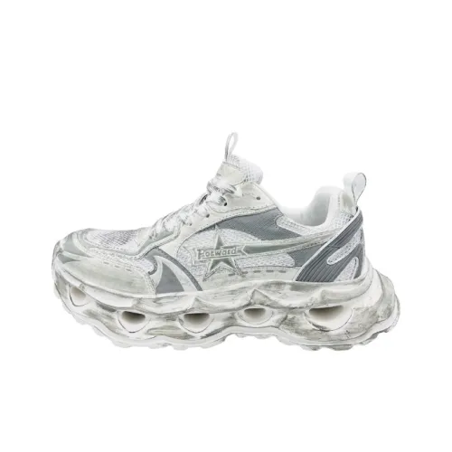QIANJIN Низкие кеды White Unisex