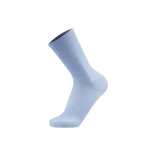 LINING Sports Life Collection 1 шт Облачно-голубой Стандартный белый Унисекс MID Носки до икры