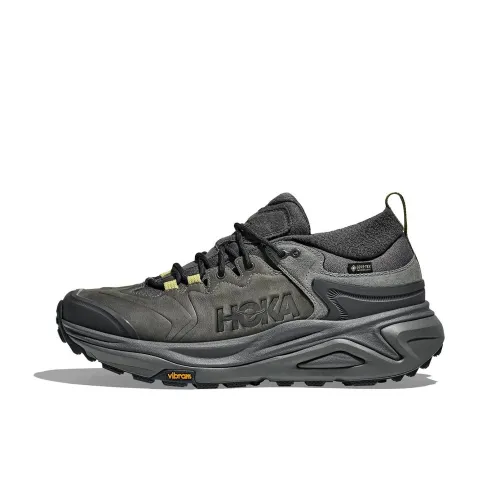 HOKA ONE ONE Kaha 3 Альпинистские и туристические ботинки MID Топ Планета Серый/Помело Желтый Мужской