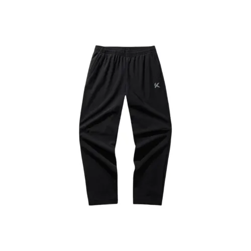 Anta Basketball Collection Черные Мужские Вязаные Тренировочные Штаны