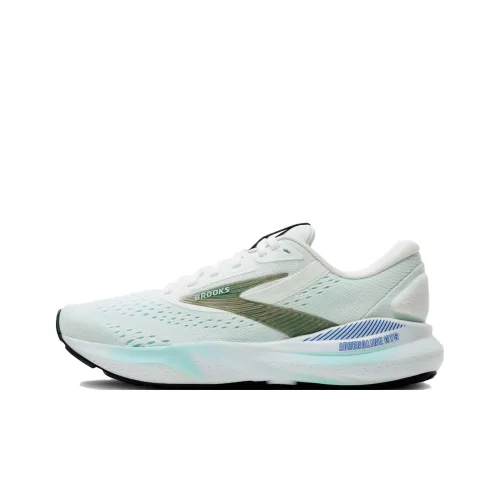 Brooks Adrenaline GTS Slip-resistant Abrasion-resistant Низкий топ Беговые кроссовки Женские Белые