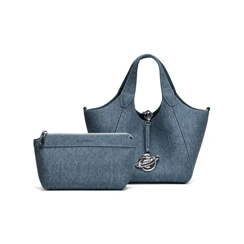 JELLYTOYBOY Premium Texture Планета Корзинка-сумка Сумка Обычный Женские Красный Джинсовый синий