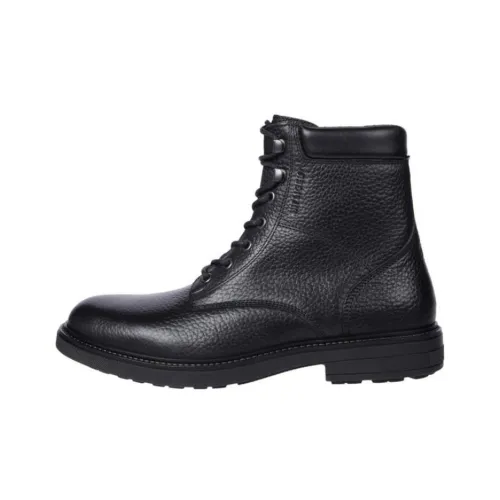 Tommy Hilfiger Короткий Мартин Ботин Мужской Черный