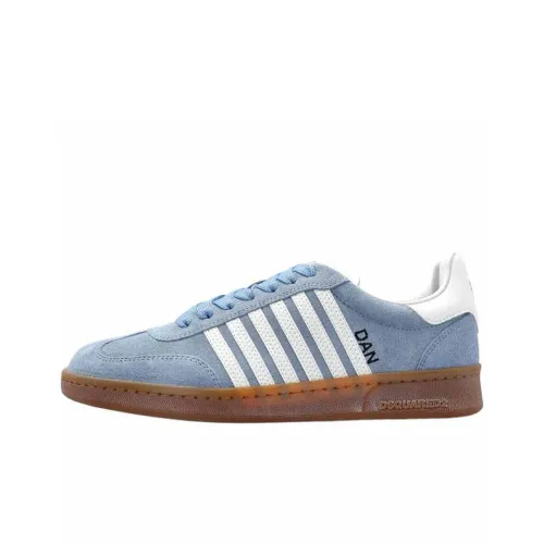 DSQUARED 2 Низкие Кроссовки для скейтбординга Женские Светло-синие