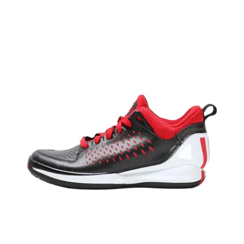 Adidas D Rose 3 Slip-resistant Abrasion-resistant Low-top Basketball Shoes Men's Black Bright White