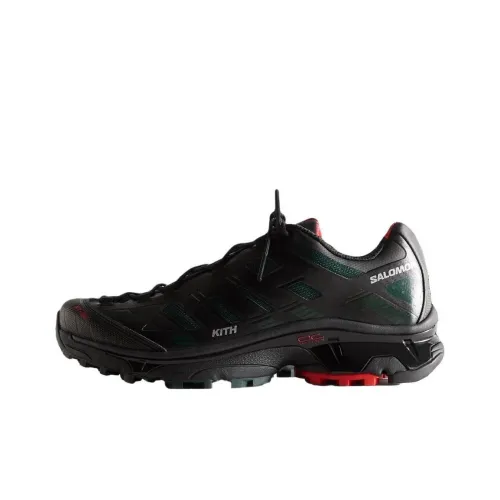 KITH Collaboration x SALOMON XT Voyager Low Топ Повседневный Городской Коммутирование Беговые кроссовки Унисекс Черный Зеленый