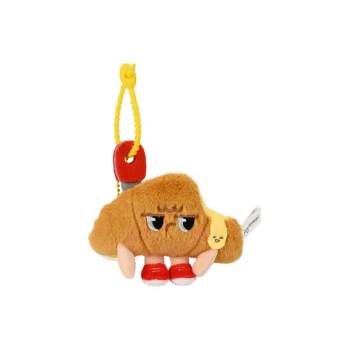 POTDEMIEL Hug Breakfast Жареное Яйцо Сумка Круассан Пончик Куклы Плюшевый Брелок 6 см 8 см 9 см Рекомендуемый рост