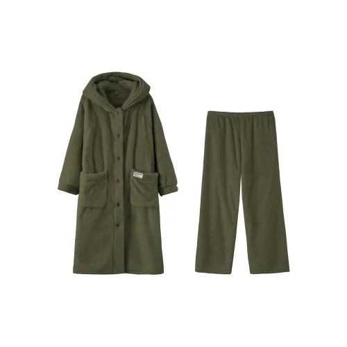 REDU Pajama Комплект Женский Армейский Зеленый