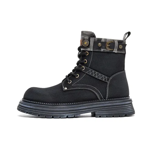 Lee Cooper Короткий ботинок Martin 4,5 см мужской черный