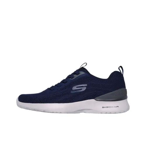 Skechers Sport Низкий Топ Повседневная Обувь Мужская Морской Синий Углеродный Черный