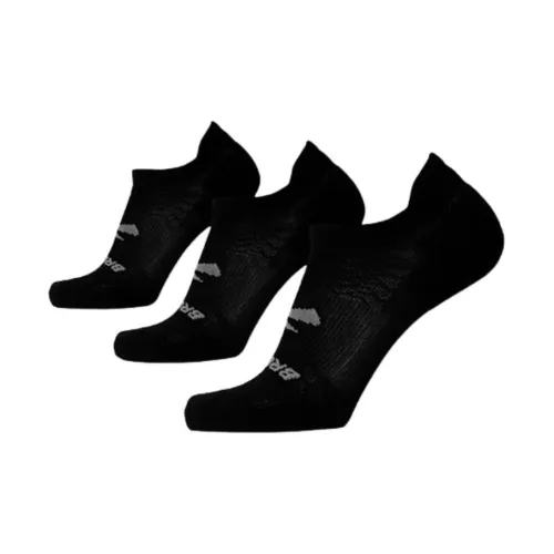 Низкие носки Brooks унисекс 3 упаковки черные