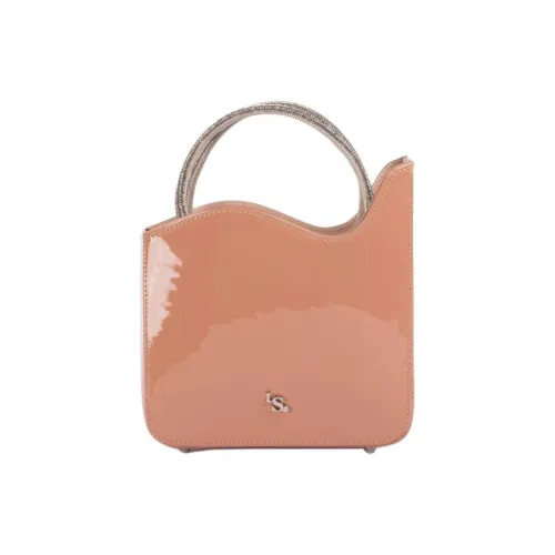 Le Silla Лакированная кожа Телячья кожа Сумка Маленькая Женская Телесного цвета