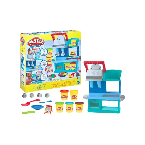 Play Doh Creative Kitchen Collection Multicolor Dining Table Clay Toys