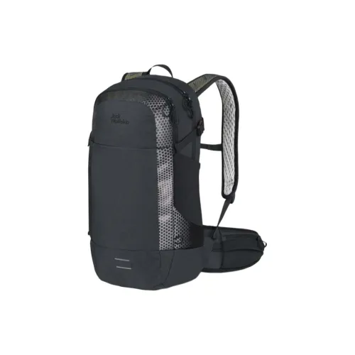 Jack Wolfskin 24,5L Туристические сумки Переработанный материал Вспышка Черный Унисекс