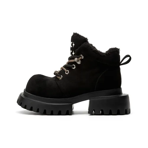 Jin Baichuan Короткий Мартин Ботинок 7 см Женский