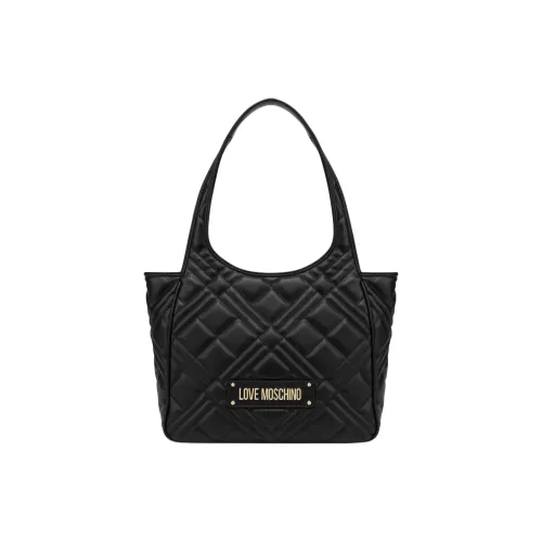 LOVE MOSCHINO Полиуретан Тоут Сумка Сумка для покупок Сумка на плечо Сумка Женская Черная