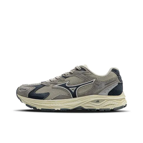 Mizuno Racer S Беговые кроссовки Низкий топ Каменный серый/Темно-синий Унисекс