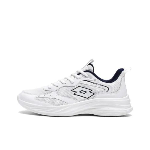LOTTO Sportlife Амортизация Легкий Дышащий Резистентный к истиранию Низкий Топ Беговые кроссовки Мужские Белые