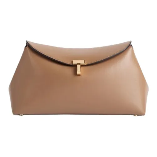 TOTEME Сумка через плечо из коровьей кожи маленькая женская CAMEL