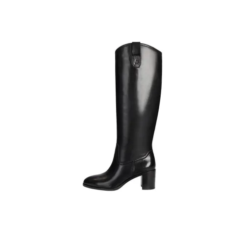 LAUREN RALPH LAUREN Carla Колено Высокие сапоги 5,5 см Женские Черные