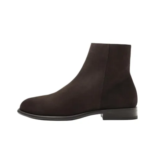 ZARA Ботильоны Коричневый Мужской