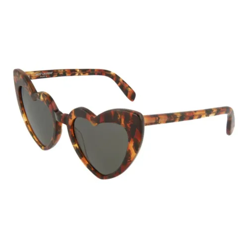 SAINT LAURENT Ацетат Бабочка Солнцезащитные очки Унисекс Серый