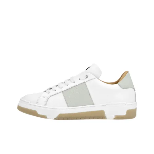 PHILIPP PLEIN Lo Топ Низкий Топ Повседневная обувь Унисекс Белый