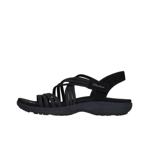 Skechers Reggae Slim Пляжные сандалии Женские Черный