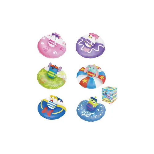 LIOH TOY Loose Swim Buddy Series Alien Donald Duck Stitch Summer Toy Blind Boxes Single Mystery Box Целая коробка 6 шт