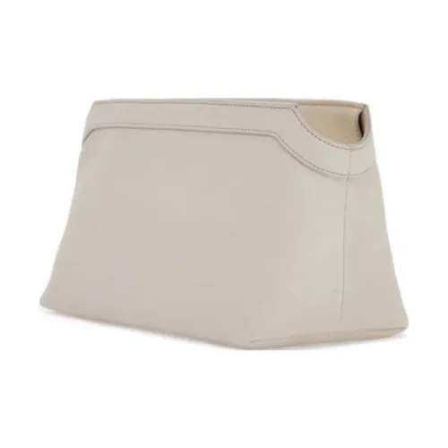 THE ROW Кожа Клатч Женская Белая