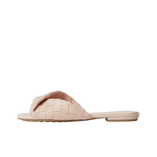 Bottega Veneta Blink Rubber Slide Тапочки Женские Розовые