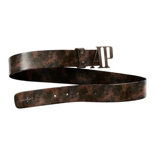 Travis Scott Кожаные ремни Мужской Фиолетовый