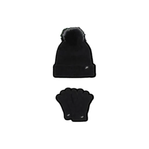 Nike Faux Plush Polyester Beanies Unisex Black