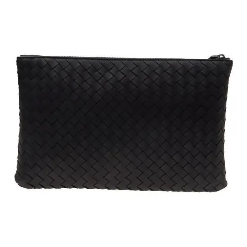 Bottega Veneta POUCH Cloud Сумка Sheepskin Clutch Medium Unisex Black
