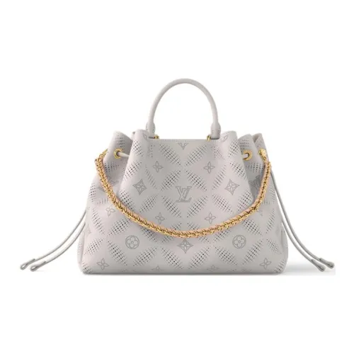 LOUIS VUITTON Bella Коровья кожа Тоут Сумка Сумка для покупок Сумка через плечо Сумка Женская Серый