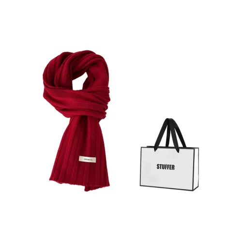 STUFFER 100% шерсть Вязаные шарфы Унисекс