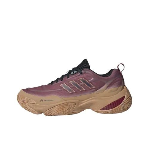 Adidas Беговые кроссовки Низкий Топ Элегантный Темно-красный/Черный/Яркий Металл Железно-серый Унисекс