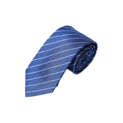 DIKENI Тутовый шелк Галстуки Мужской Синий