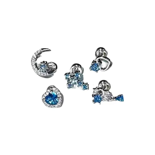 Серьги-гвоздики Vegetarian Alloy Unisex