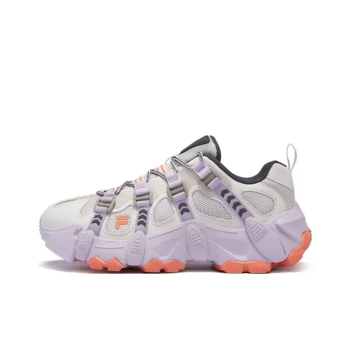 FILA FUSION EXOCET Mountains Shoes Низкий Топ Повседневный Женский Белый Песочный Серый Снег