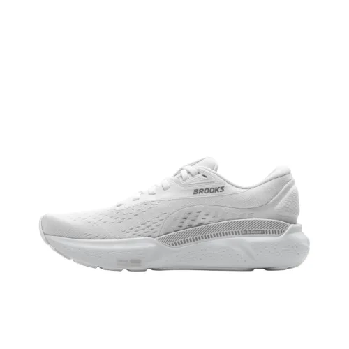 Brooks Adrenaline GTS Slip-resistant Abrasion-resistant Breathable Low-top Casual Running Shoes Women's White Брэндс Брукс Адреналин GTS Противоскользящие Устойчивые к истиранию Дышащие Низкие Кеды Повседневные Беговые Кроссовки Женские Белые