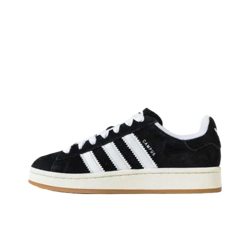 adidas originals Campus 00s Кроссовки для скейтбординга Низкие Кроссовки Черный/Белый/Нефритовый Белый Унисекс