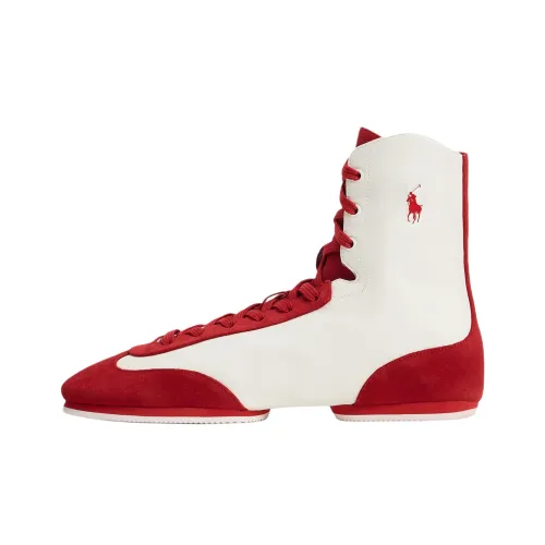 Polo Ralph Lauren Пони High Топ Повседневная обувь Женские Красный